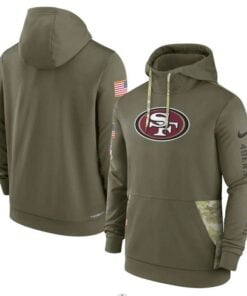 49ers 2022 Salute to Service Therma Performance Pullover Hoodie