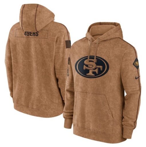 49ers 2023 Salute to Service Club Pullover Hoodie