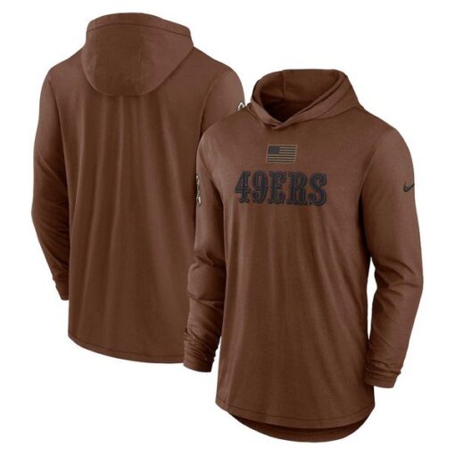 49ers 2023 Salute to Service Lightweight Hoodie