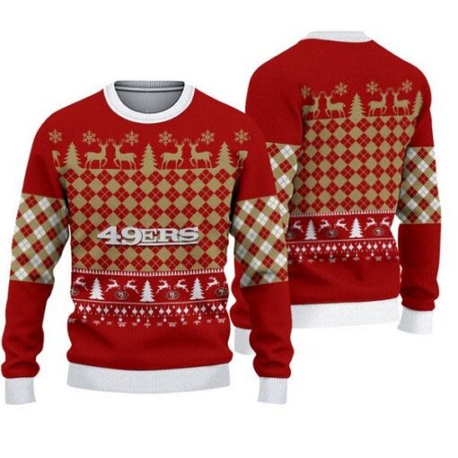 49ers Christmas Pullover Sweatshirt