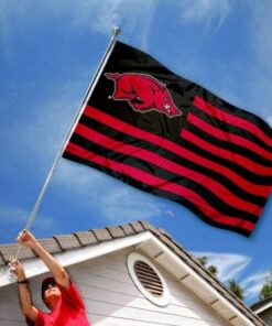 Arkansas Razorbacks US Flag
