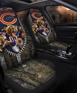 Bears Universal 3D Car Front Seat Cover - SET OF 2