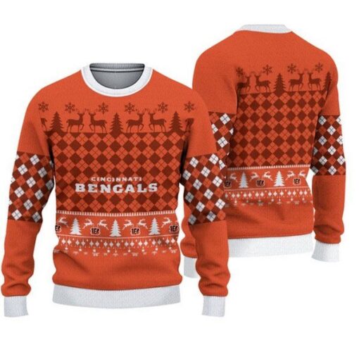 Bengals Christmas Pullover Sweatshirt