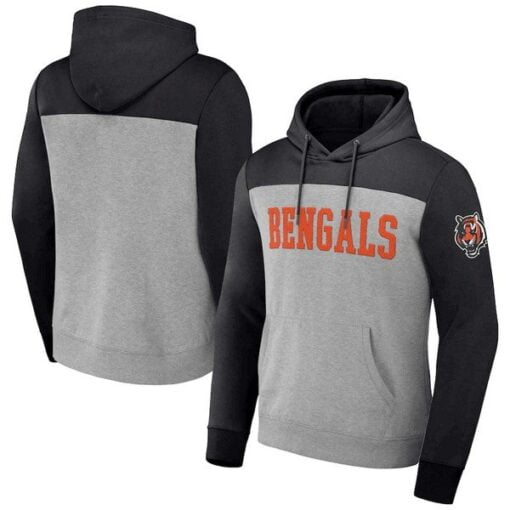 Bengals NFL x Darius Rucker Collection Color Blocked Pullover Hoodie