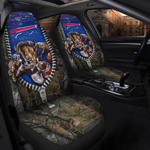 Bills Universal 3D Car Front Seat Cover - SET OF 2