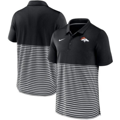 Broncos Striped Polo Shirt