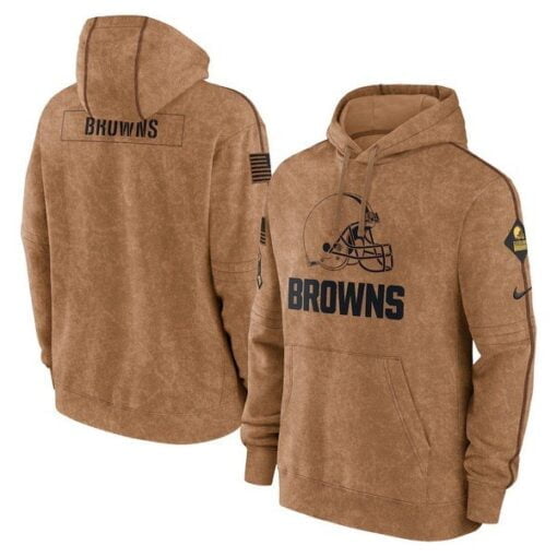 Browns 2023 Salute to Service Club Pullover Hoodie