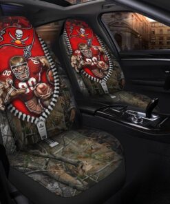 Buccaneers Universal 3D Car Front Seat Cover - SET OF 2