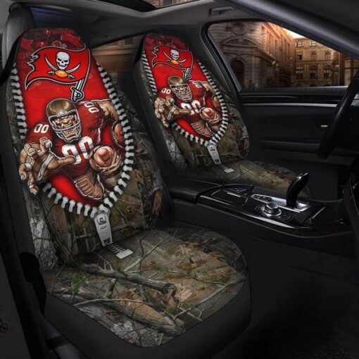 Buccaneers Universal 3D Car Front Seat Cover - SET OF 2