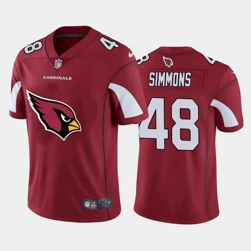 Cardinals Isaiah Simmons Team Logo Red Jersey