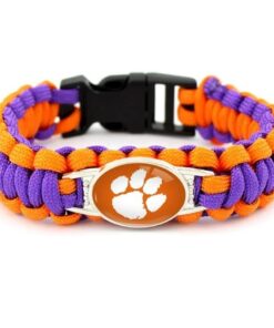 Clemson Tigers Paracord Bracelet