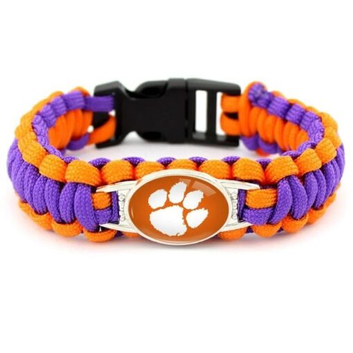 Clemson Tigers Paracord Bracelet
