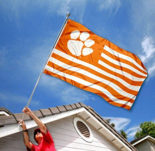 Clemson Tigers US Flag