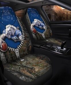 Colts 3D Universal Car Front Seat Cover - SET OF 2