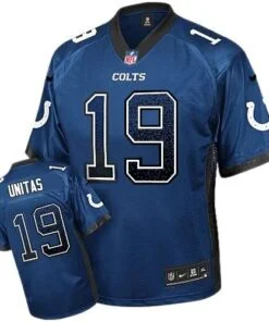 Colts Johnny Unitas Limited Drift Rush Fashion Jersey