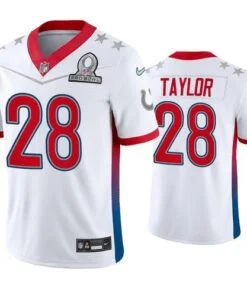 Colts Jonathan Taylor 2022 Pro Bowl White Jersey