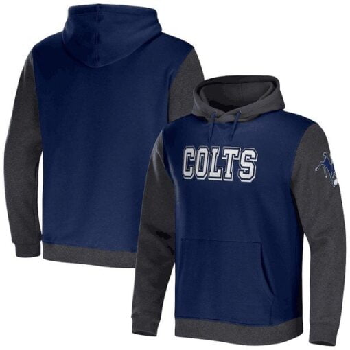 Colts NFL x Darius Rucker Collection Color Blocked Pullover Hoodie