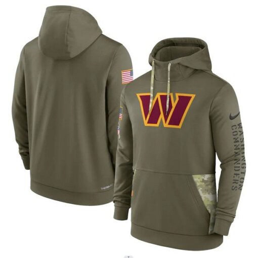 Commanders 2022 Salute to Service Therma Performance Pullover Hoodie