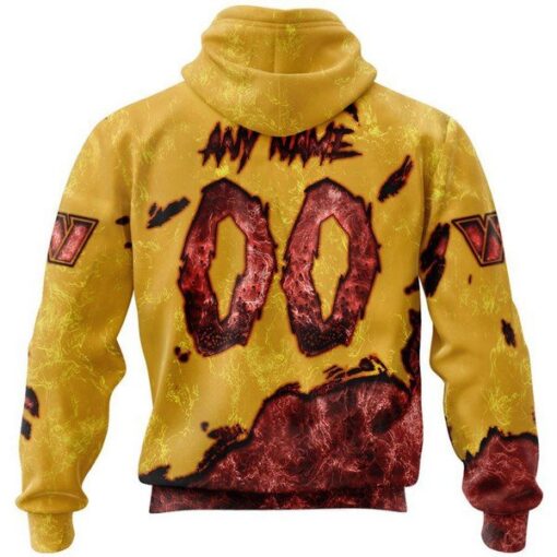 Commanders Custom Halloween Pullover Hoodie - Image 2