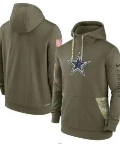 Cowboys 2022 Salute to Service Therma Performance Pullover Hoodie