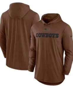 Cowboys 2023 Salute to Service Lightweight Hoodie