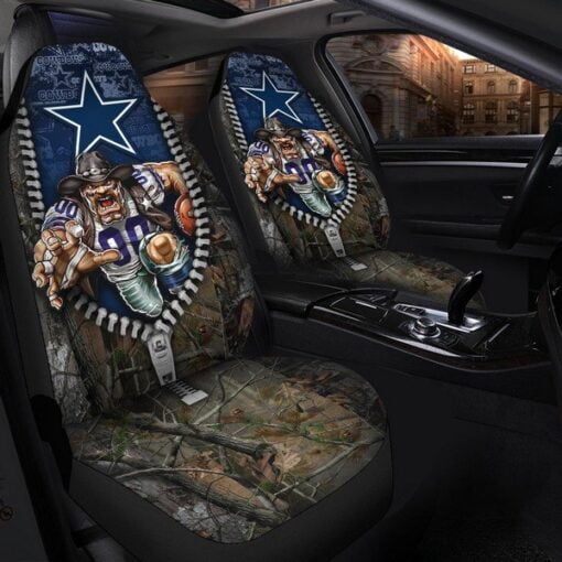 Cowboys Universal 3D Car Front Seat Cover - SET OF 2