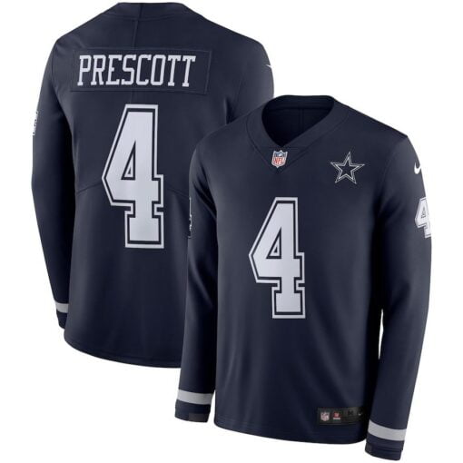 Cowboys Dak Prescott Long Sleeve Jersey