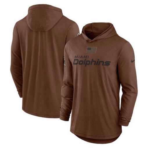 Dolphins 2023 Salute to Service Lightweight Hoodie
