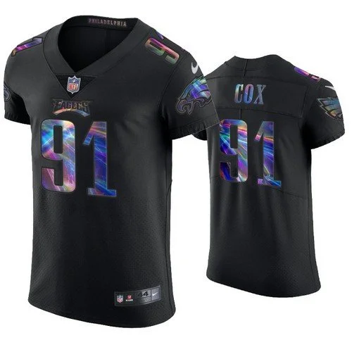 Eagles Fletcher Cox Holographic Black Edition Jersey