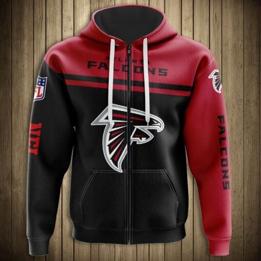 Falcons Zip Up Hoodie