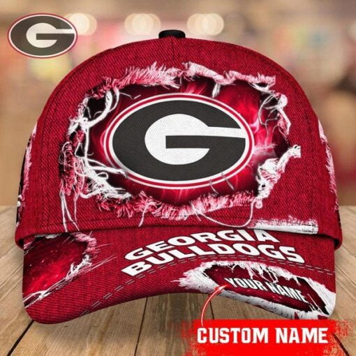 Georgia Bulldogs Custom Adjustable Hat - Image 2