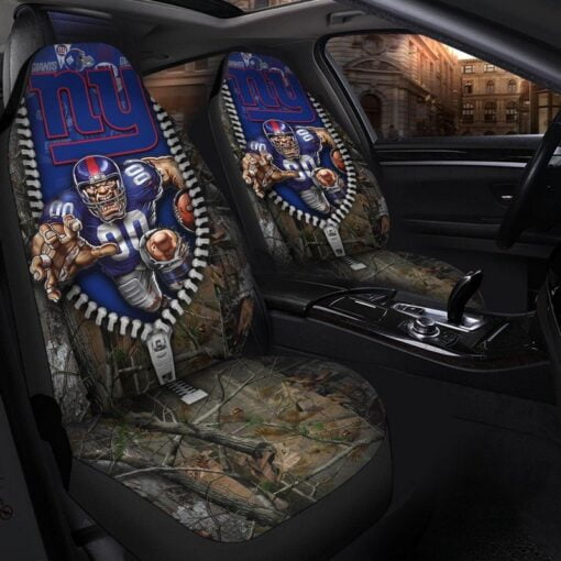 Giants 3D Universal Car Front Seat Cover - SET OF 2
