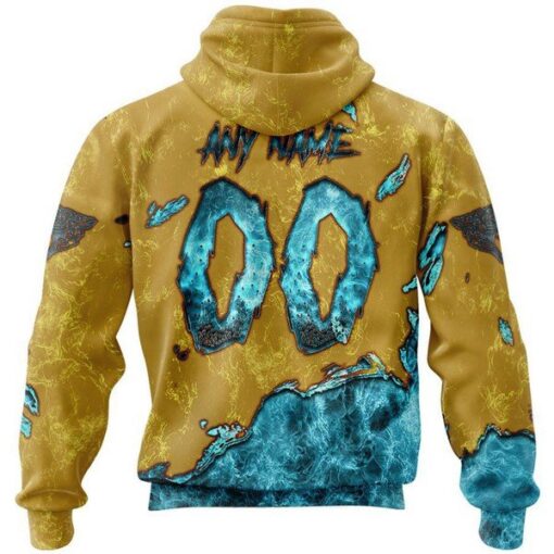 Jaguars Custom Halloween Pullover Hoodie - Image 2