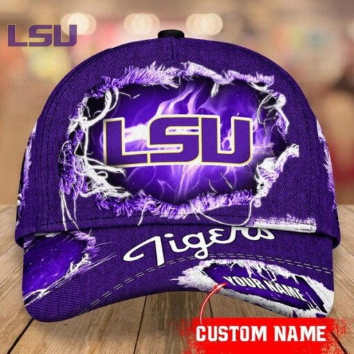 LSU Tigers Custom Adjustable Hat - Image 2