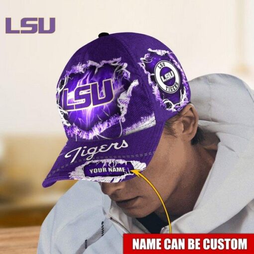 LSU Tigers Custom Adjustable Hat