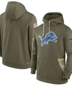 Lions 2022 Salute to Service Therma Performance Pullover Hoodie