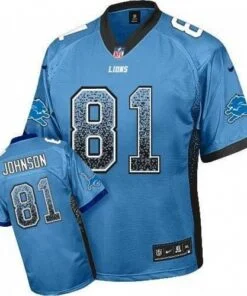 Lions Calvin Johnson Limited Drift Rush Fashion Jersey