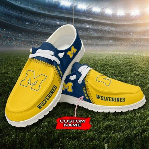 Michigan Wolverines Custom Flex Shoes