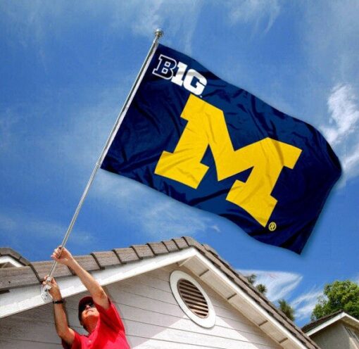 Michigan Wolverines Big Ten Flag