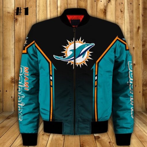 Dolphins Bomber Jacket - Image 2