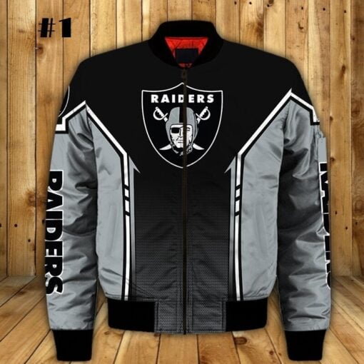 Raiders Bomber Jacket - Image 2
