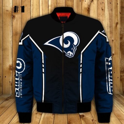 Rams Bomber Jacket - Image 2