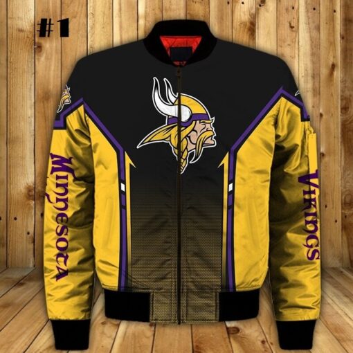 Vikings Bomber Jacket - Image 2