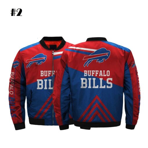 Bills Thick Bomber Jacket - Image 3