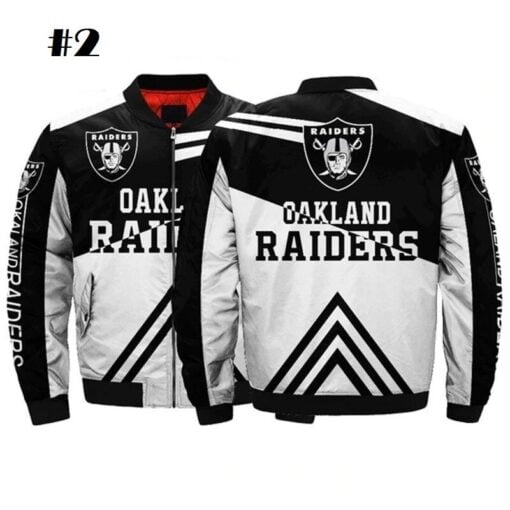 Raiders Bomber Jacket - Image 3