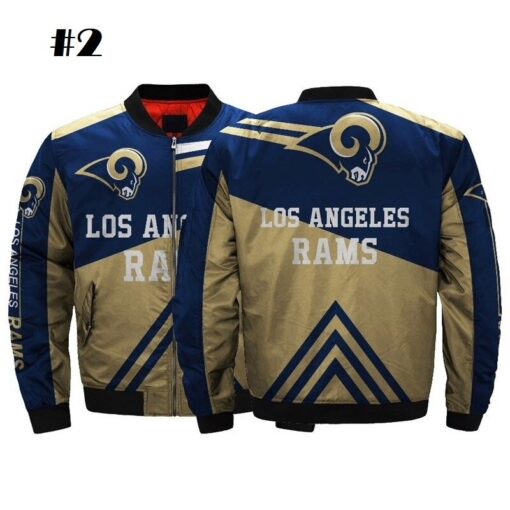 Rams Bomber Jacket - Image 3