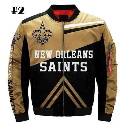 Saints Bomber Jacket - Image 3