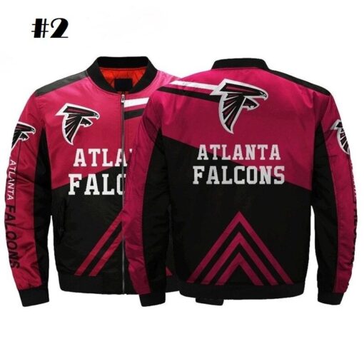 Falcons Bomber Jacket - Image 3