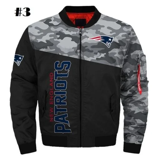 Patriots Bomber Jacket - Image 4