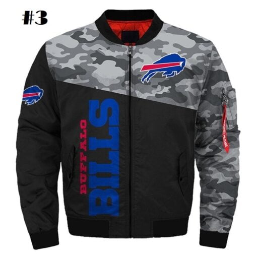 Bills Thick Bomber Jacket - Image 4
